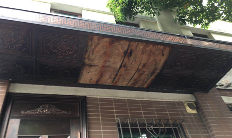 铜雨棚跟铝合金雨棚的区别