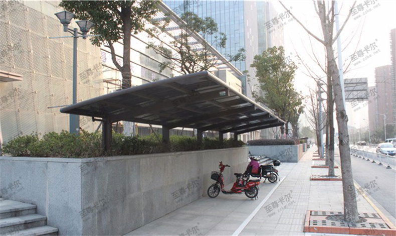 自行车棚类型有哪些？为何耐力板自行车棚更受欢迎？