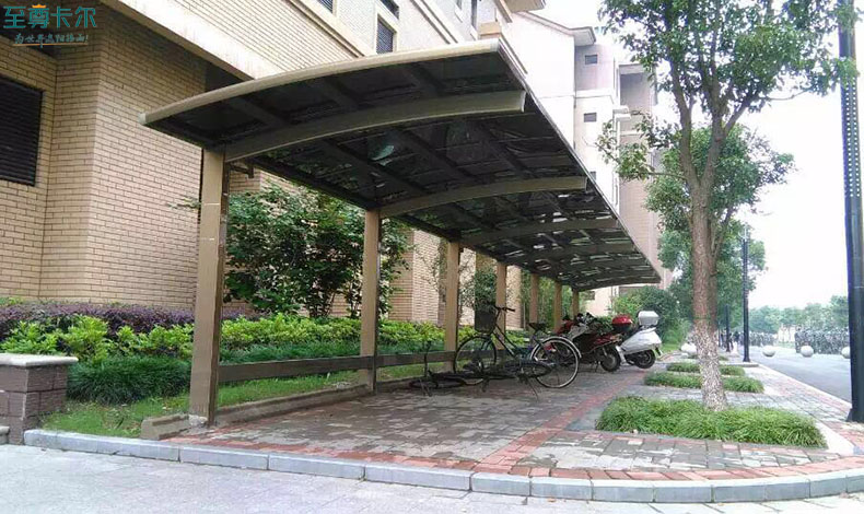 电动汽车棚？户外电动车充电棚图片？