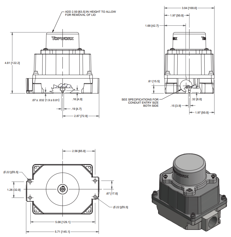 TOPWORX限位开关 TVF TVL TVH系列 TOPWORX限位开关 TVF TVL TVH系列