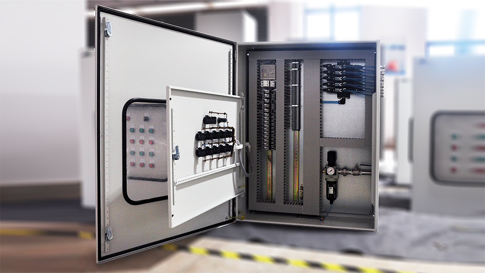 水处理电厂双电控电磁阀箱