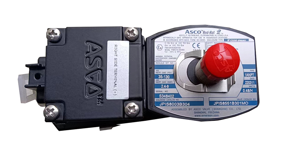 ASCO JPIS8551B301MO本安电磁阀