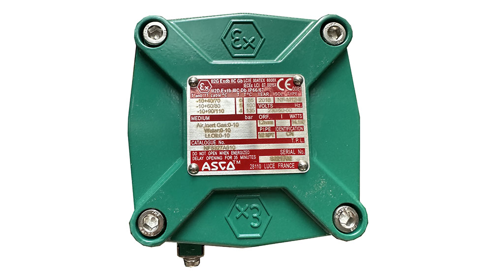 ASCO NF8327A610隔爆二位三通电磁阀 ASCO NF8327A610隔爆二位三通电磁阀