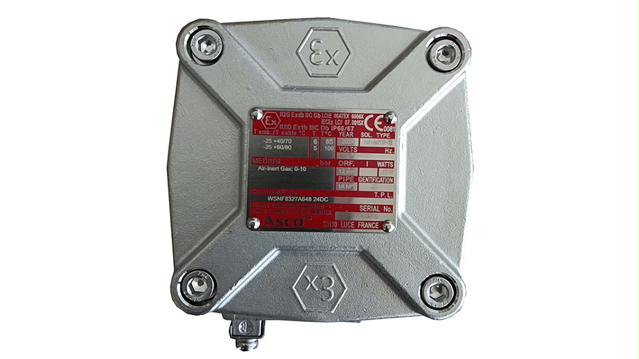 ASCO二位三通隔爆电磁阀WSNF8327A648 ASCO二位三通隔爆电磁阀WSNF8327A648