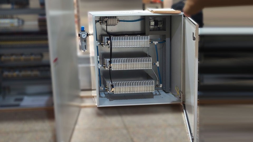 生物制药纯水系统24路双三通通讯阀岛系统控制箱