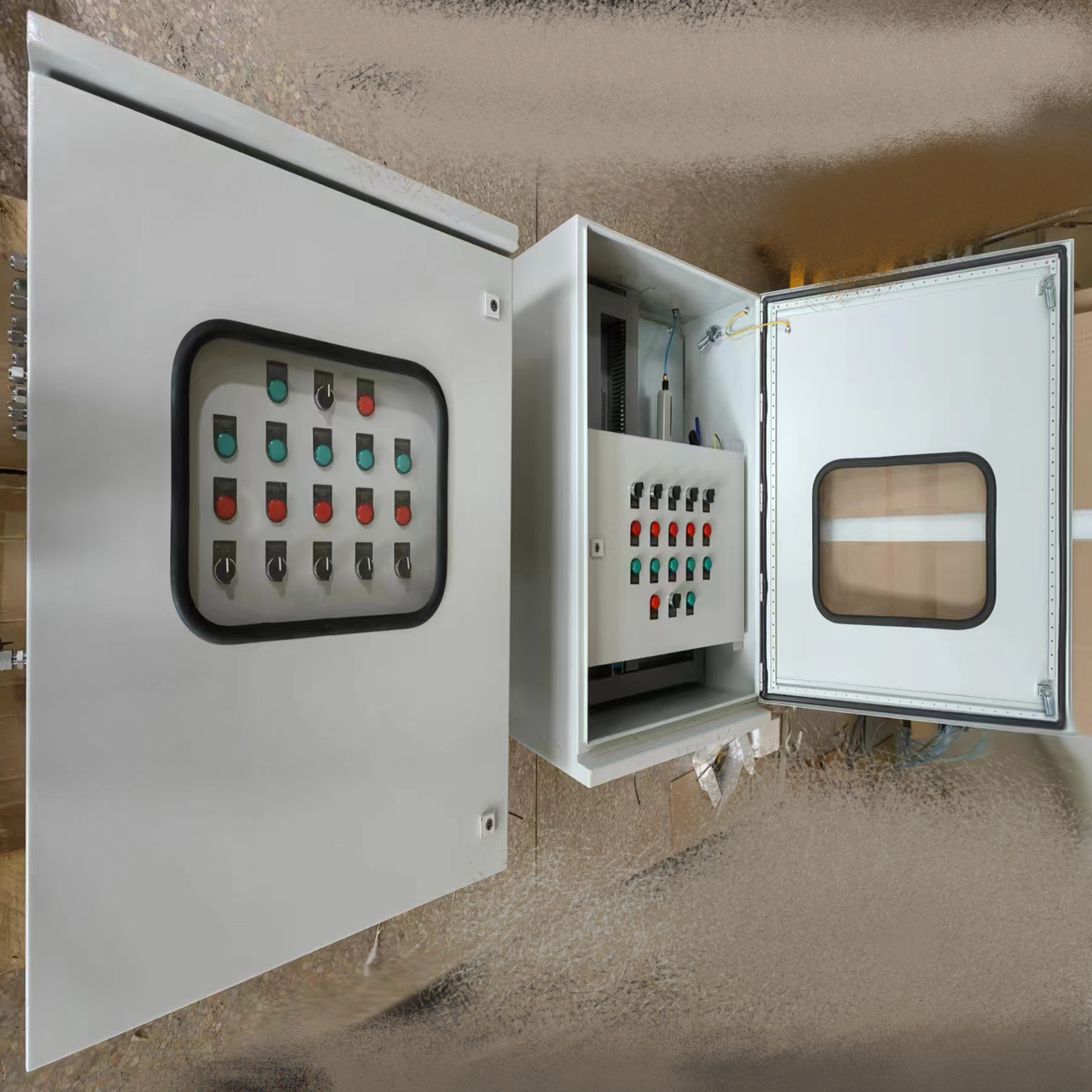 环保行业用电磁阀箱电气控制系统