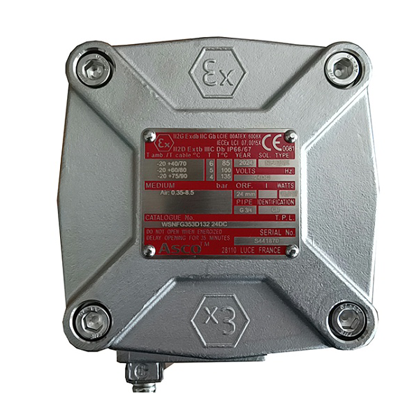 美国ASCO不锈钢隔爆脉冲阀WSNFG353D132 